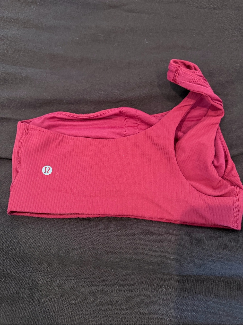 lululemon athletica Ribbed Deep Berry Tank Bra